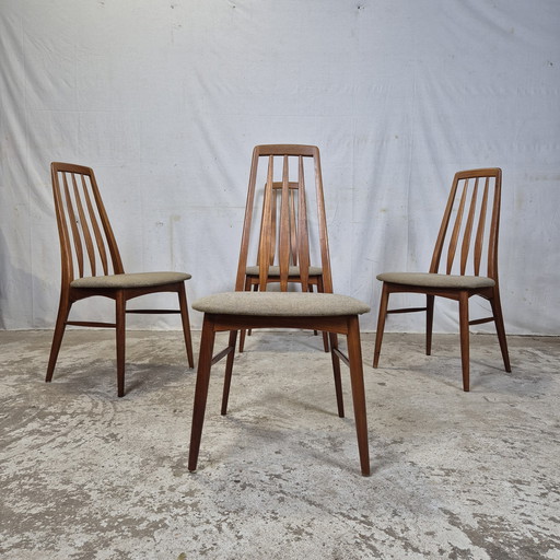 Silla Niels Koefoed 'Eva', sillas danesas vintage de los años 60