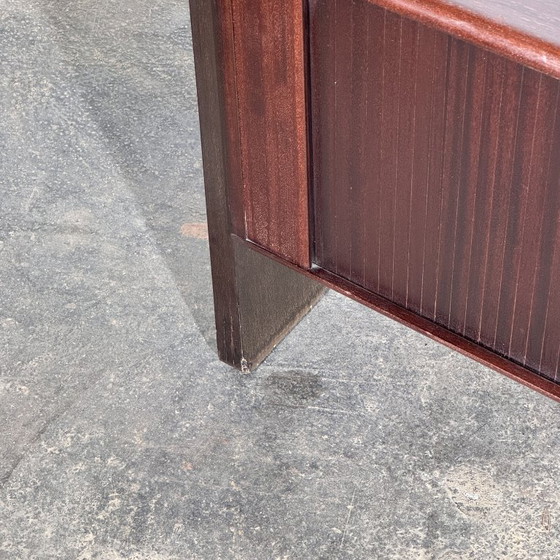 Sculptural Sliding-Door Sideboard / TV Stand, 1990s – Brass (photo 4 of 15)