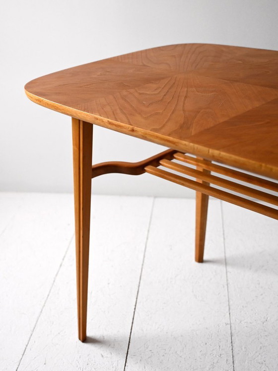 Image 1 of 1960s Scandinavian coffee table in ash and beech