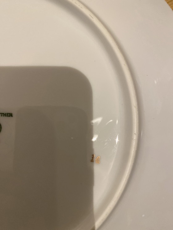 Image 1 of Assiettes en porcelaine Hutschenreuther Noblesse, lot de 6