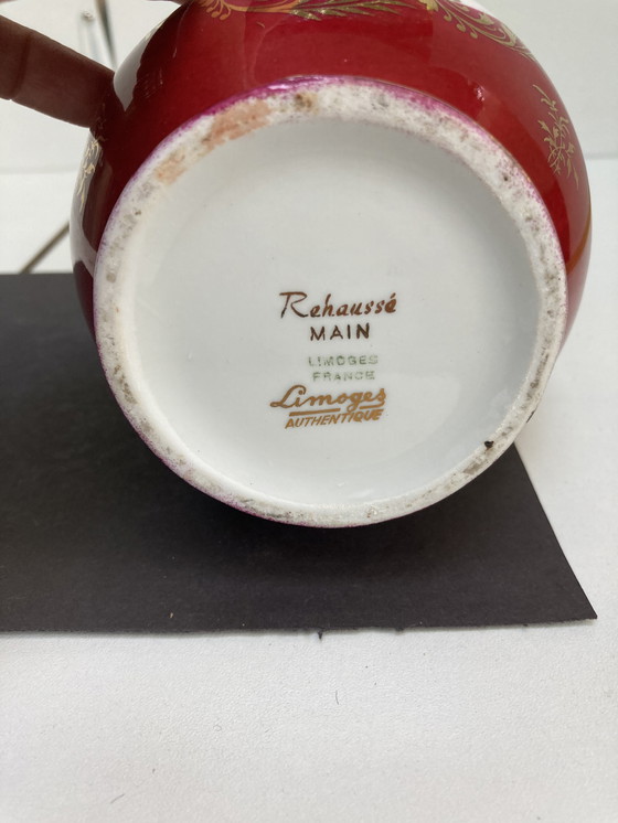 Image 1 of Vase en porcelaine de limoges vintage 80’S