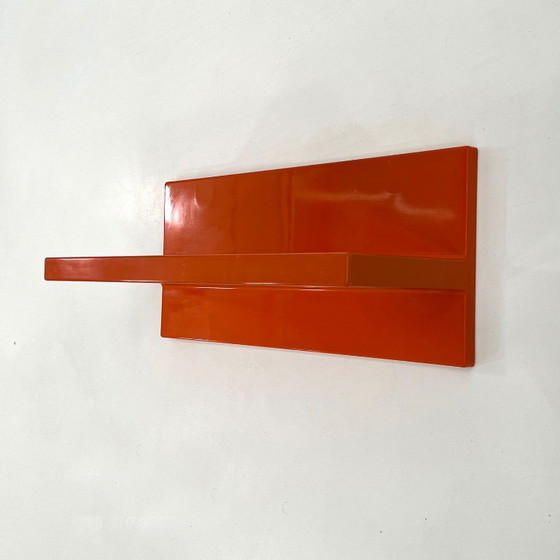 Estantería de pared naranja de Marcello Siard para Kartell, década de 1970. – Armarios de pared, Plastic (photo 3 of 7)
