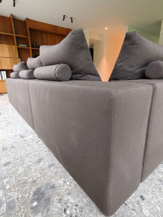 Image 1 of Flexform Groundpiece Hoekbank Met Poef