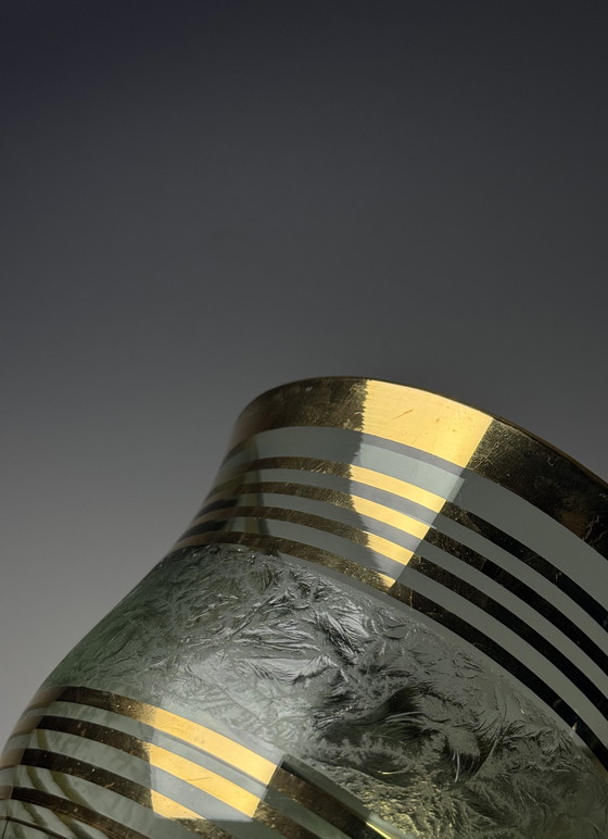 Image 1 of Art Deco “Ruby” Vase - by Paul Heller (signed) - De Rupel Boom, Belgium, ca. 1940s