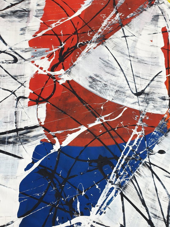 Image 1 of Jürgen Angeler - Red Flower - 215 x 150 cm