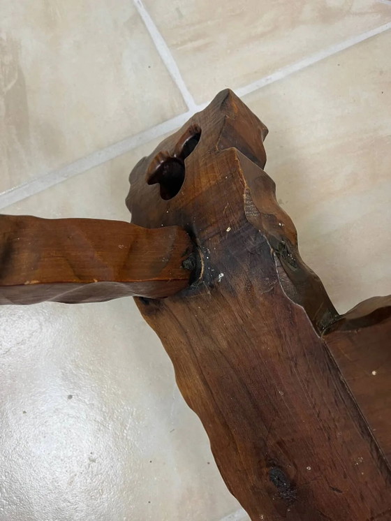 Sgabello brutalista a treppiede – Sgabelli, Wood, Rustic (photo 9 of 12)
