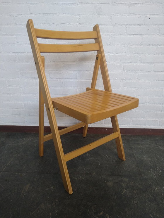 Image 1 of 4x sedie pieghevoli CTC in legno di faggio