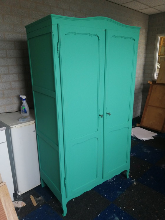 Image 1 of Kledingkast Vintage applegreen