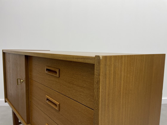 Image 1 of Fristho Vintage teakhouten Dressoir Franeker NL 1950s 