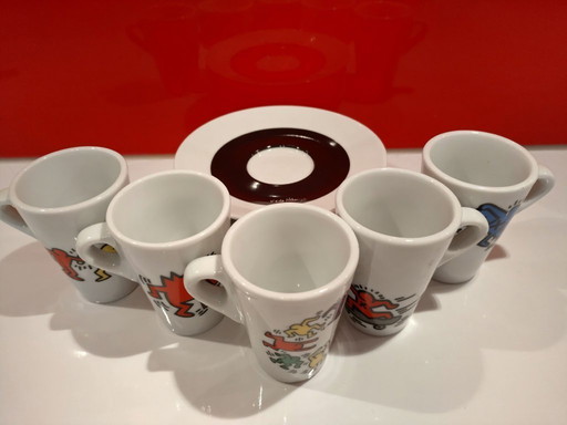 Keith Haring Espressotassen (5er-Set) Tognana