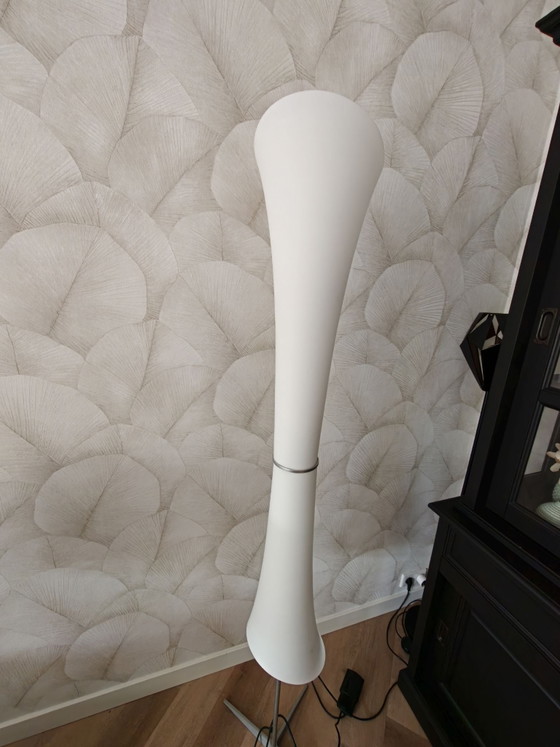 Italiaanse design vloerlamp Panzeri * Lucilla – Vloerlampen, Metaal, Glas (photo 2 of 13)