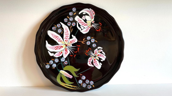 Image 1 of Longwy Flower Platter van VALENTI