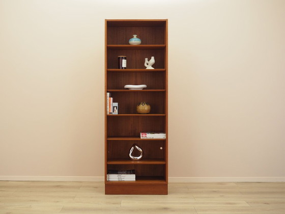 Teak-Regaleinheit von Hundevad & Co. mit verstellbaren Einlegeböden, dänisches Design 1960er Jahre (photo 3 of 13)
