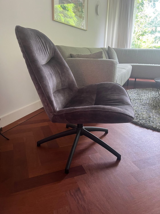 As Good As New: Swivel Chair – Piet Klerkx, Metal, Velvet (photo 3 of 5)