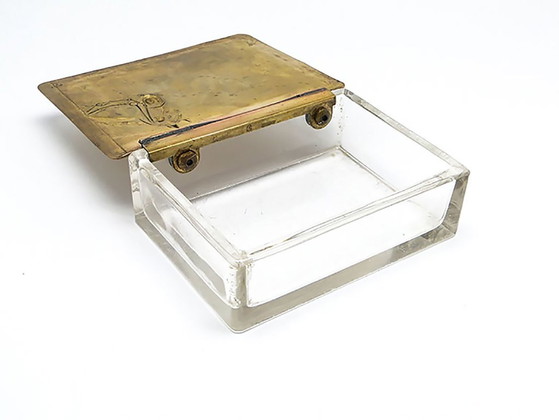 Art Nouveau Humidor from WMF, Germany, Early 20th Century – Decorative Objects, Glass, Brass (photo 2 of 13)