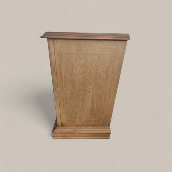 Image 1 of Bijzettafel van eiken- en grenenhout - Midden 20e eeuw