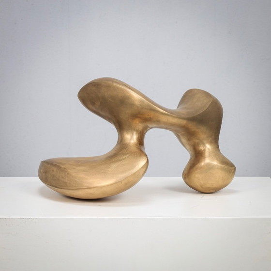 Image 1 of Scultura astratta in bronzo biomorfo di Felix van de Beek, Paesi Bassi, anni 2000