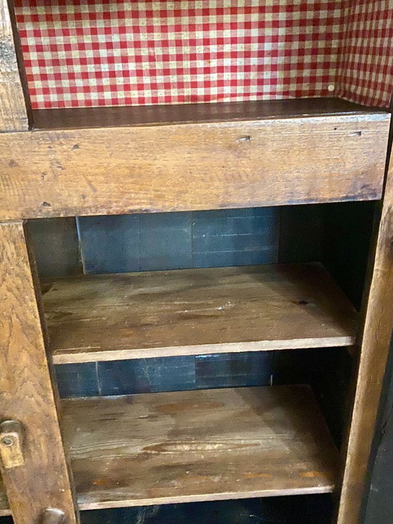 Image 1 of Très belle armoire rustique Wabi-Sabi en hêtre massif.