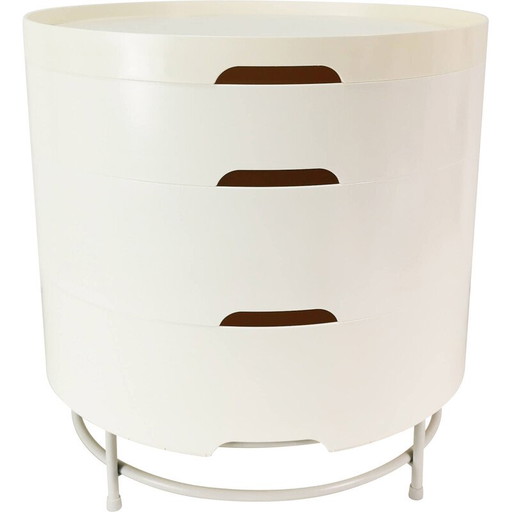 Vintage modulaire plastic tafel door T. Richardson, C. Brill en A. Williams voor Ikea, 2014