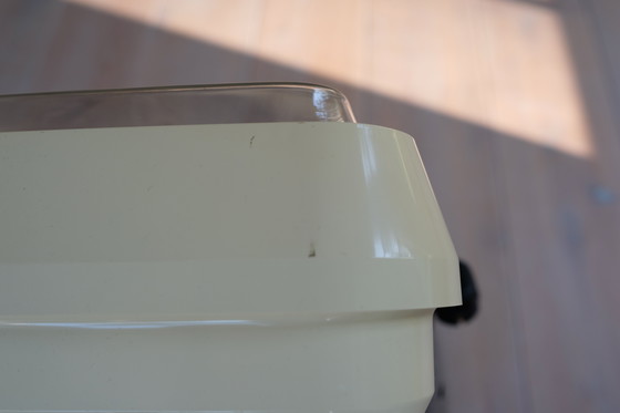 Image 1 of Originele Twemco Flip Clock – Model T-54 (ca. 1976–1985) Iconische elektromechanische designklok – volledig origineel