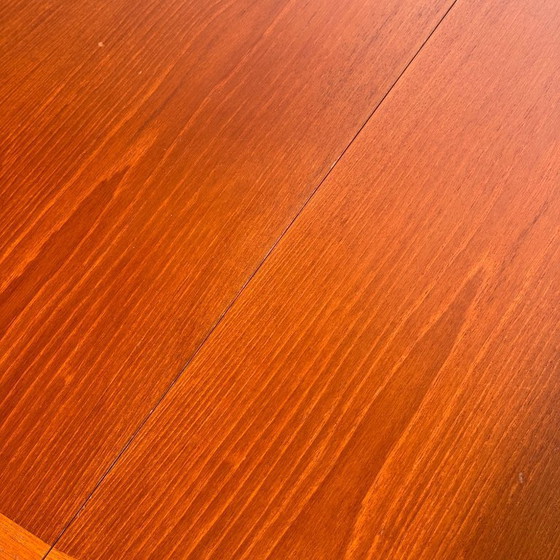 Image 1 of British Oval Extendable Teak Dining Table, 1960s