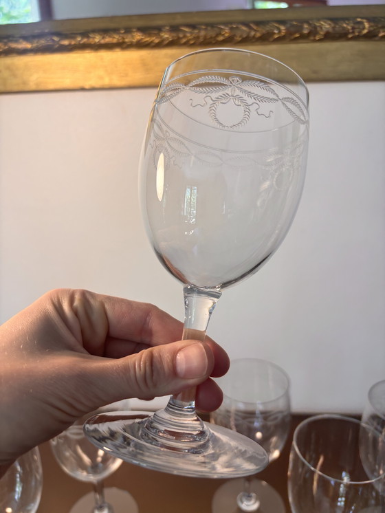 Image 1 of 4 Perfektion Glasses & 2 Byzantinisches Baccarat