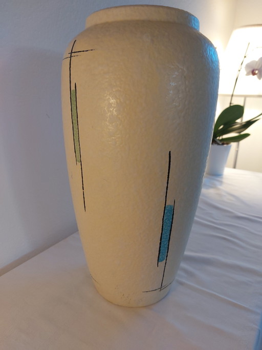 Bay Keramik XL floor vase 524-45, WGP, 1950s-1960s