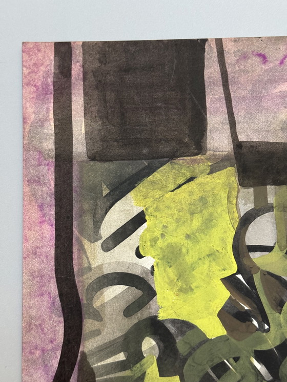 Image 1 of Jozef Hoemaeker (1911-1980) - Composition abstraite, 1952