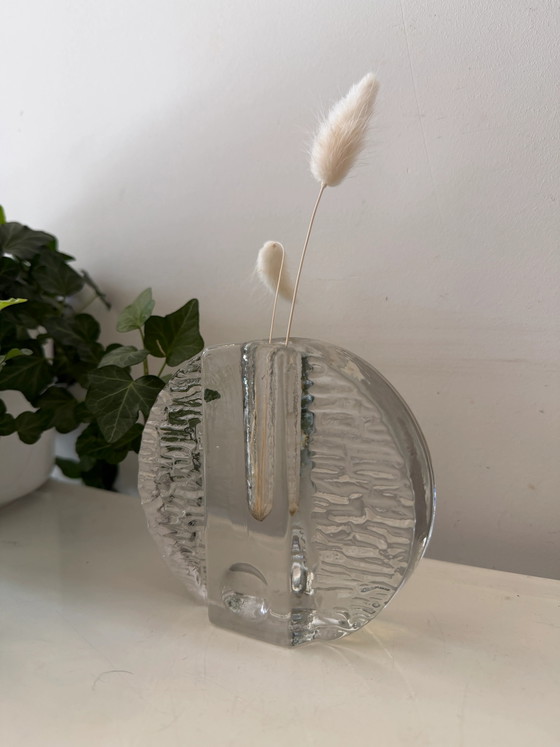 Vaso blocco soliflore in cristallo – Vasi, Crystal, Glass, Vintage (photo 3 of 3)