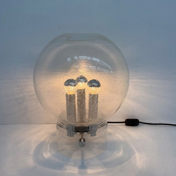 Image 1 of Limburg Glashütte glass table lamp , 1970s