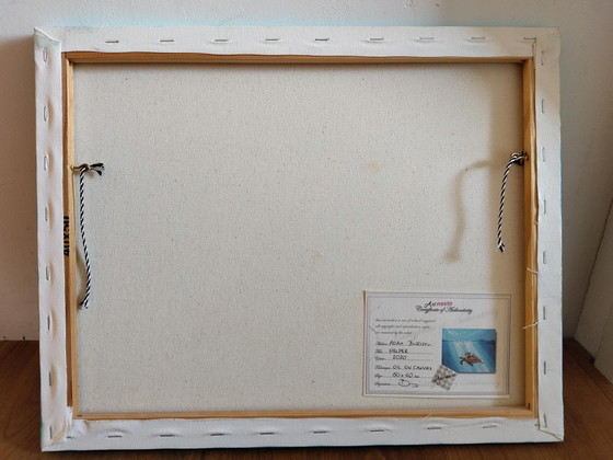 Image 1 of Adam Burczyc - Helfer | Ölfarbe 40 x 30 cm