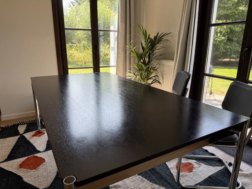 USM Haller black table 200 x 100
