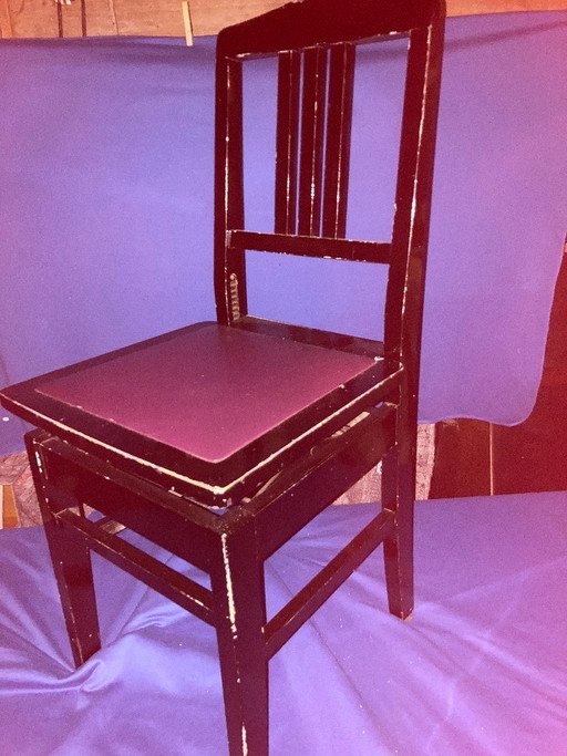 Silla de piano modernista antigua de Beethoven – fauteuils, Wood, Iron (photo 2 of 10)