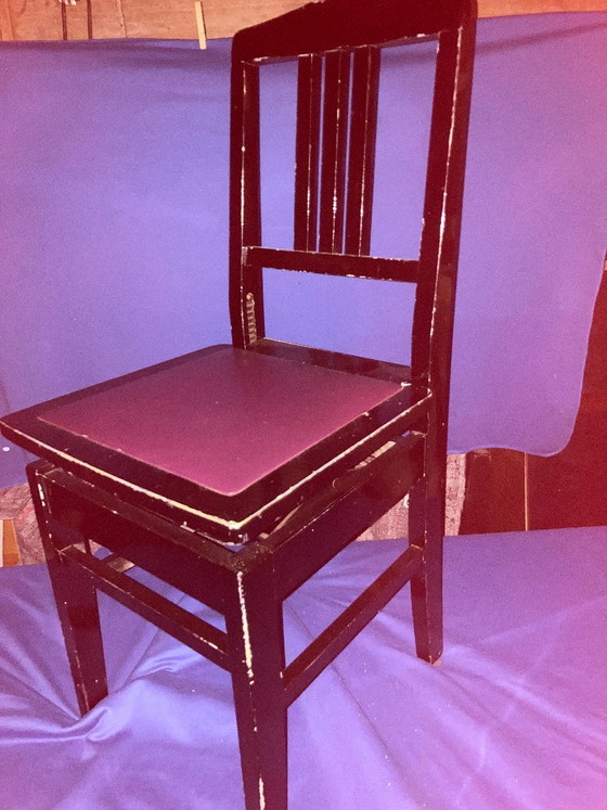 Silla de piano modernista antigua de Beethoven – Sillones, Wood, Iron (photo 2 of 10)