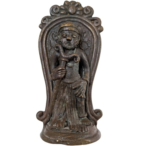 Antike Bronze Indonesischer Semar – Javanische Mythologie & Schutz – ca. 1920
