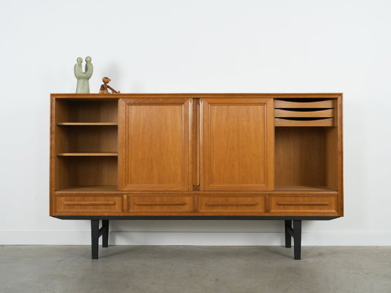 Image 1 of Eikenhouten dressoir, Deens design, jaren 60, productie: Denemarken