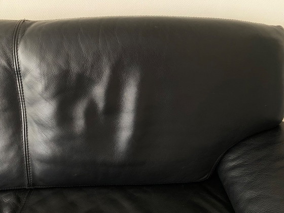 Image 1 of Vintage leren bank