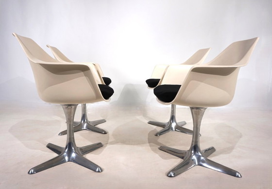 Image 1 of Set of four Arkana 116 dining chairs by Maurice Burke, 1960