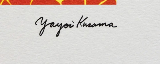 Image 1 of Nach Yayoi Kusama, Kürbis, Lithografie, 1990er Jahre