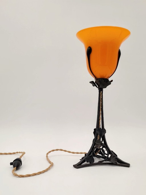 Lampe tulipe Art nouveau Loetz - Powolny