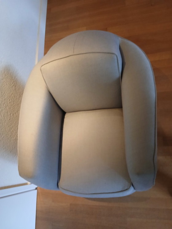 2 Label Pantai Armchairs, Label Van den Berg, Textile, Grey (photo 3 of 5)
