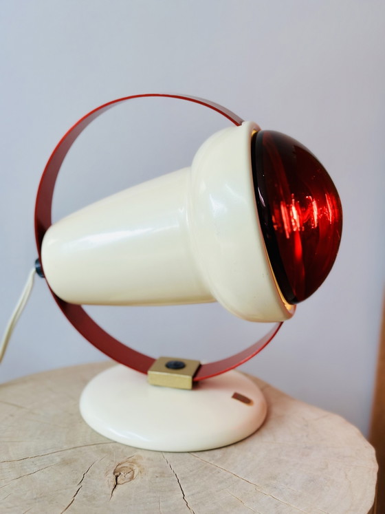 Image 1 of Philips Infrared Lamp Type 7529 – Space Age Design – 1960s – Original & Working