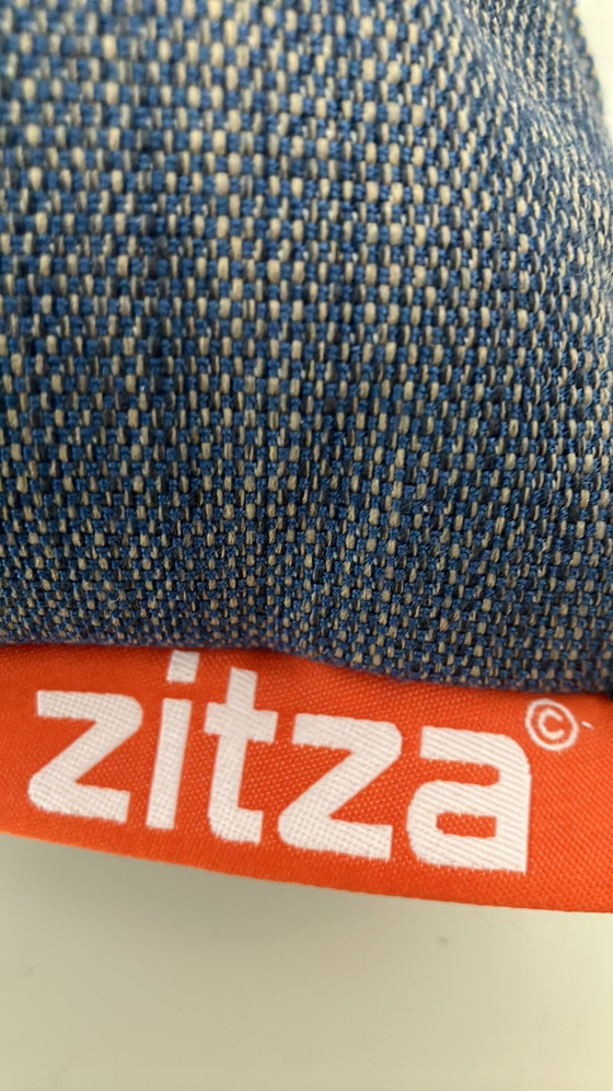 Image 1 of 4 outdoor cushions + small cushions from Zitza (denim color)