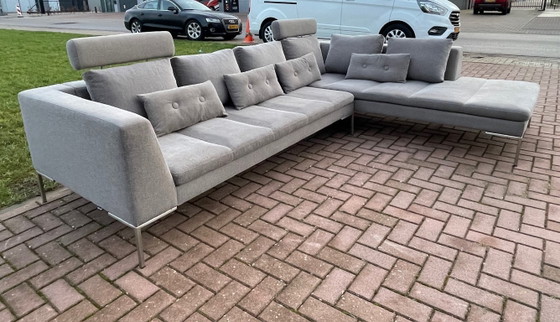 Image 1 of Divano angolare in tessuto Montel grigio - Comfort di alta qualità dal design olandese - Consegna gratuita