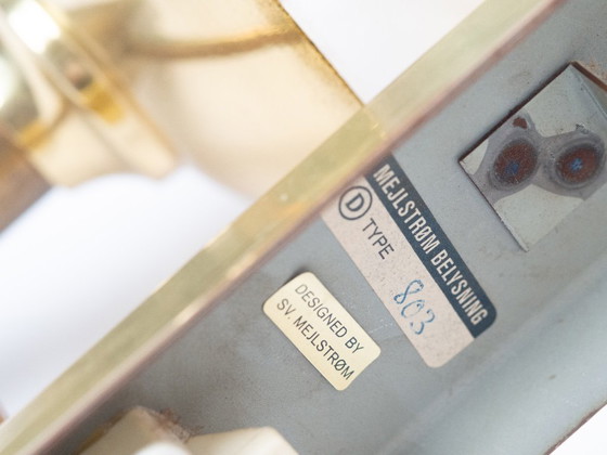 Image 1 of Coppia di lampade da parete danese vintage di Svend Mejlstrom