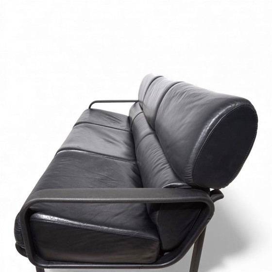 Image 1 of Drabert Lobbytop 3-seater leather sofa by Otto Zapf, 1970