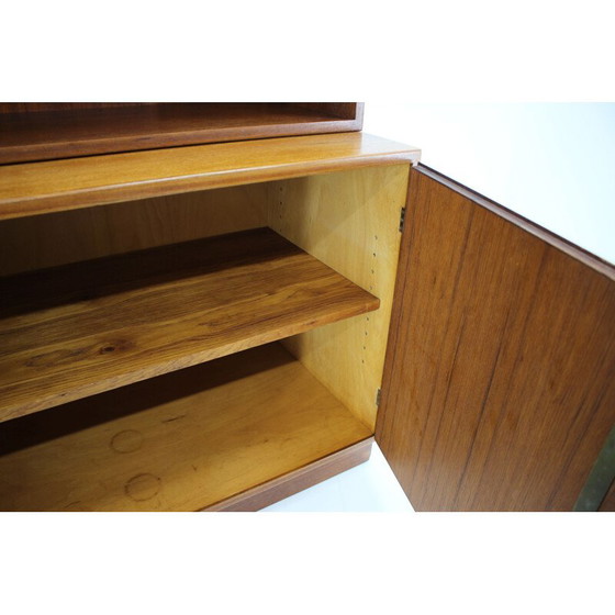 Image 1 of Vintage teak cabinet bookcase, Denmark 1960