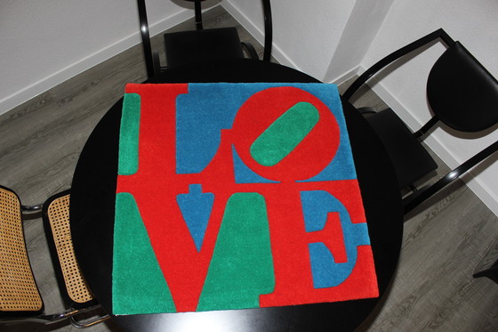 Image 1 of Klassiek LIEFDE - Gesigneerd wollen kunstwerk door Robert Indiana 1996/2007