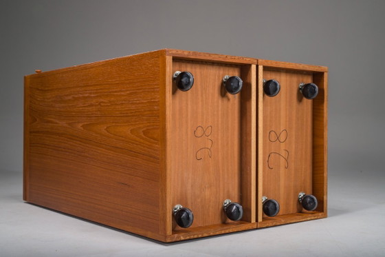 Vintage Teak Bar Cabinet by Reno Wahl Iversen for Dyrlund, Denmark, 1960s – Bar carts, Wood (photo 23 of 24)