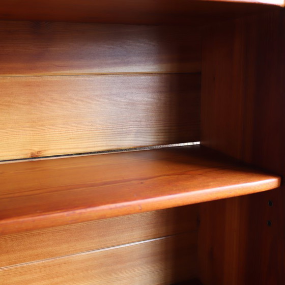 Image 1 of Vintage kast hoog boeken massief hout